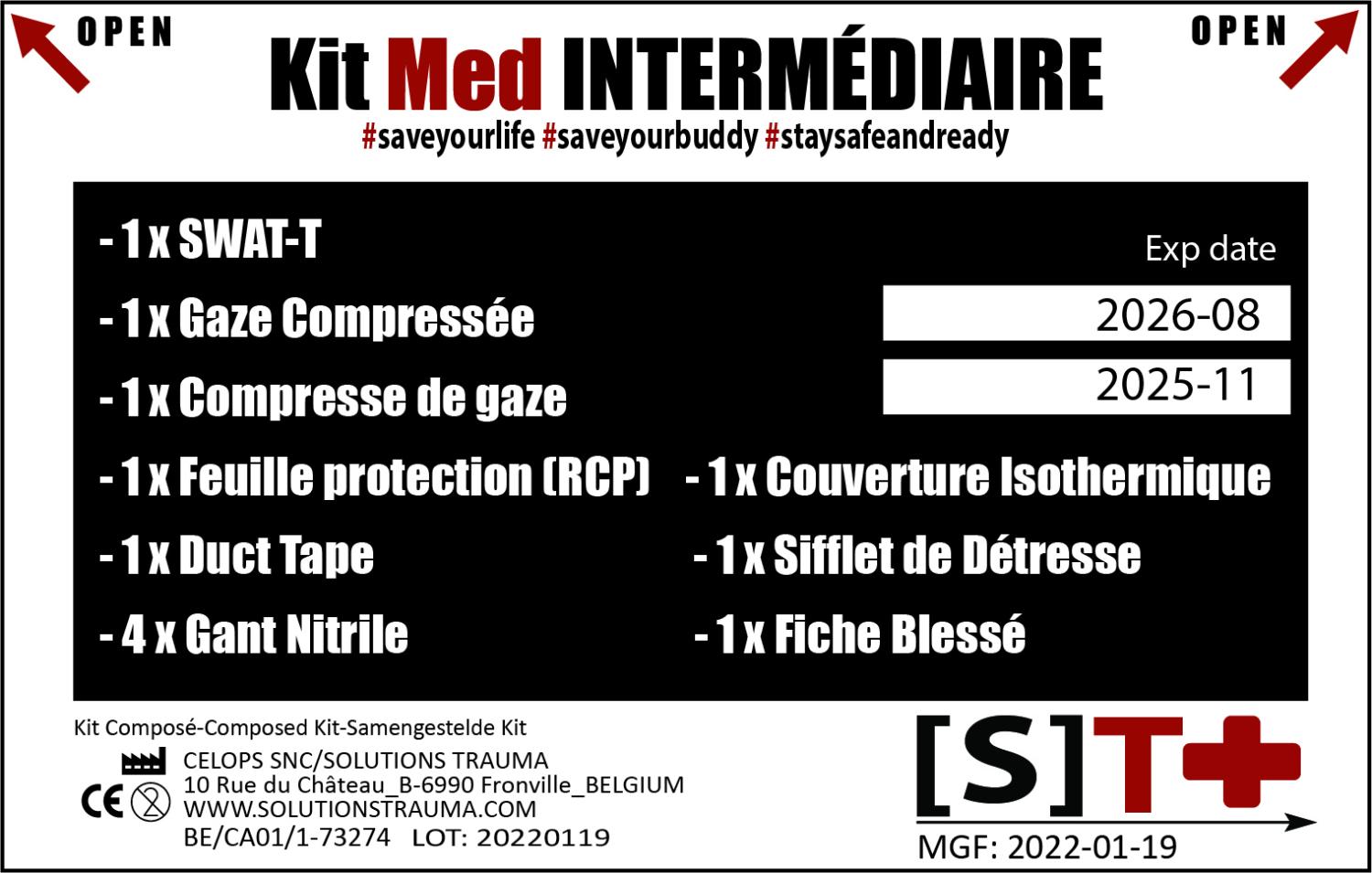 Kit Médical Intermédiaire
